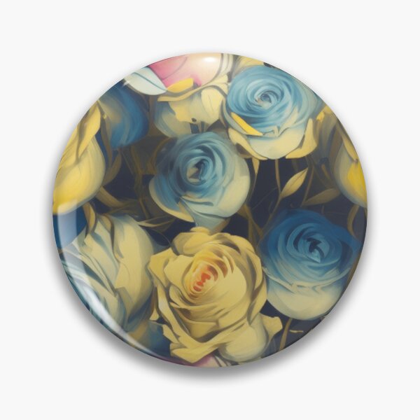 Item preview, 3D Blue & yellow roses designed and sold by Emplan.