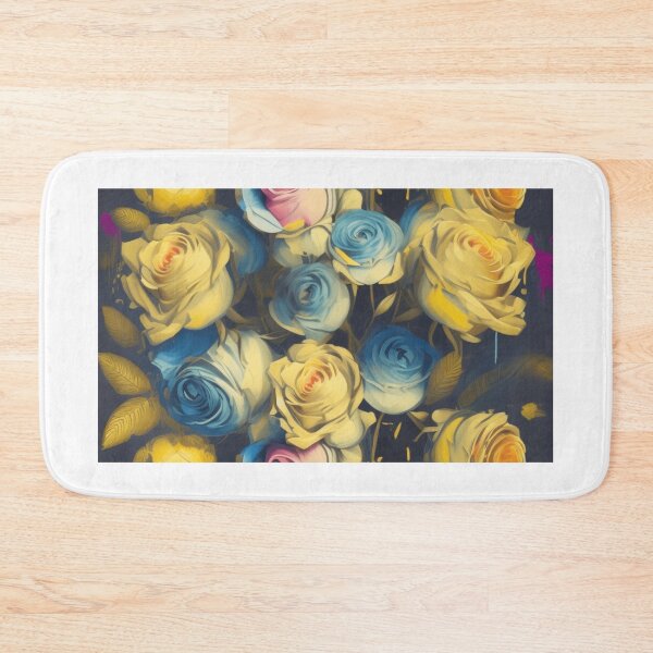 Item preview, 3D Blue & yellow roses designed and sold by Emplan.