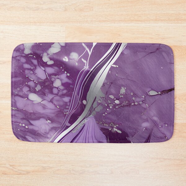 Item preview, Purple & White Marble Symphony #2 designed and sold by BirdsnStuff.