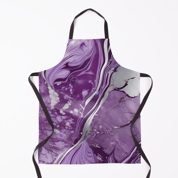 Item preview, Purple & White Marble Symphony #2 designed and sold by BirdsnStuff.