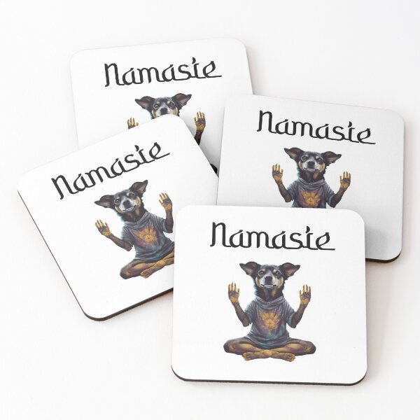 Item preview, Yoga Dog Namaste  designed and sold by ApproachingZion.