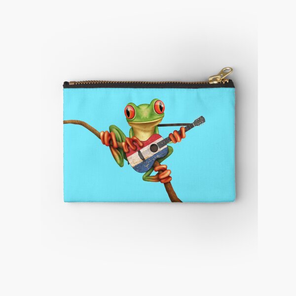 Item preview, Tree Frog Playing Dutch Flag Guitar designed and sold by JeffBartels.