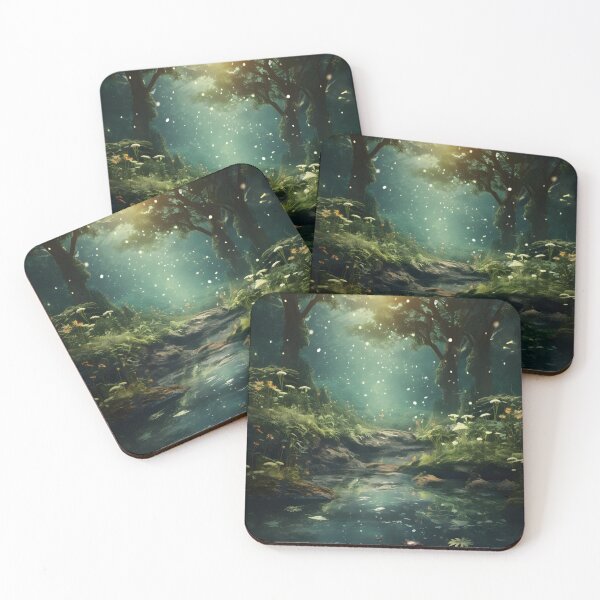 Item preview, Enchanted Canopy: Surreal Forest Depths designed and sold by Shirtastically.