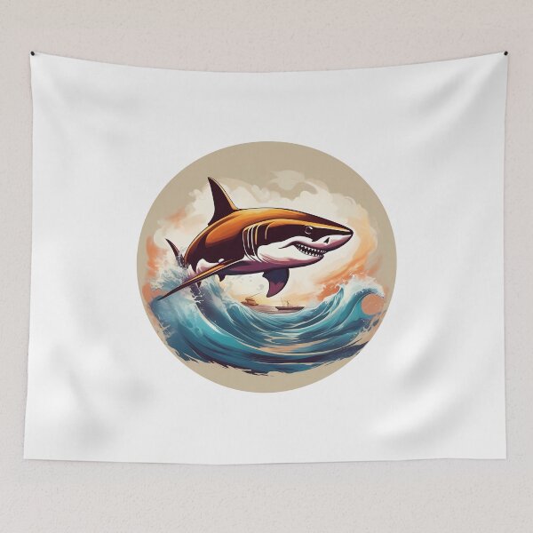 Item preview, Incredible Shark Art designed and sold by AbsoluteA.