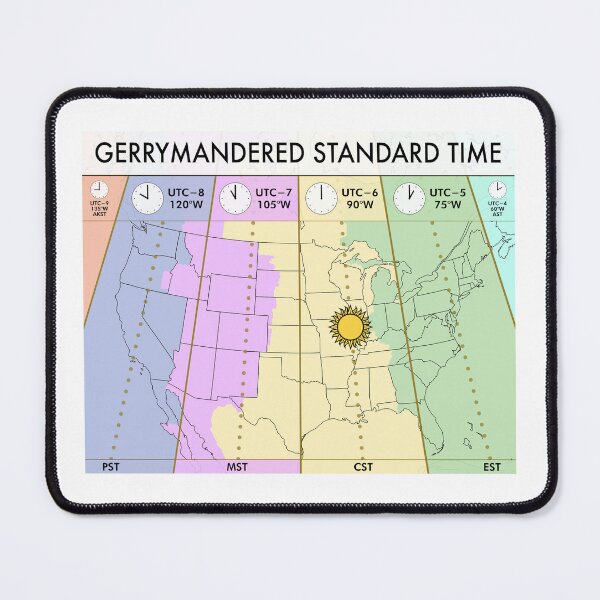 Item preview, United States Standard Time Zones designed and sold by Save Standard Time.