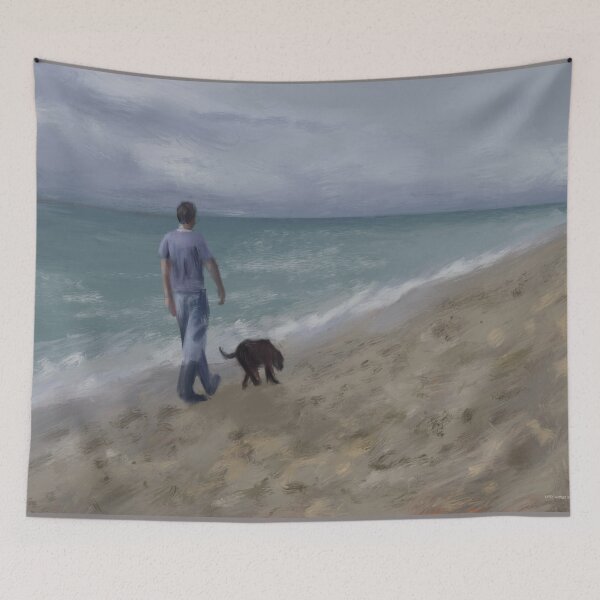 Item preview, Long Walks On The Beach designed and sold by TheArtCave.