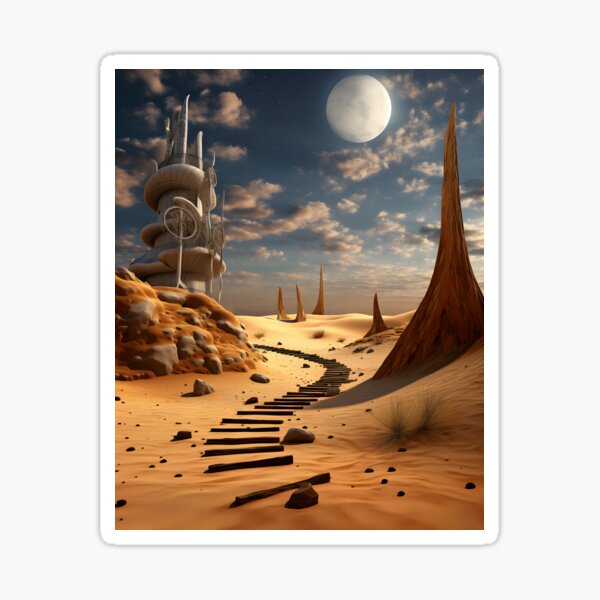 Item preview, Mirage Mystique: Surrealistic Desert Vision designed and sold by Shirtastically.
