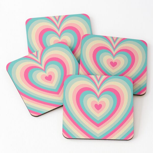 Item preview, Sunset Groovy Heart Pattern designed and sold by EpicCreation.
