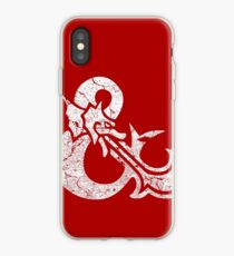 Dungeons&Dragons white ampersend iPhone Case