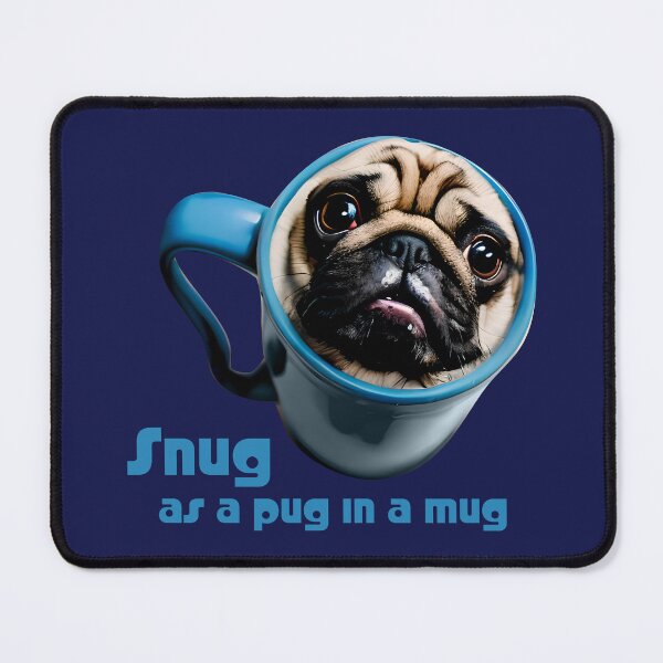 Item preview, Snug as a Pug in Mug designed and sold by Donovan Harshbarger.
