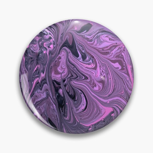 Item preview, Royal Dreamscape, Purple, violet, plum & black fluid art  designed and sold by IICents.