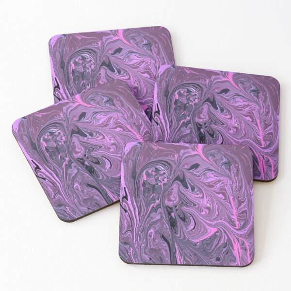 Item preview, Royal Dreamscape, Purple, violet, plum & black fluid art  designed and sold by IICents.