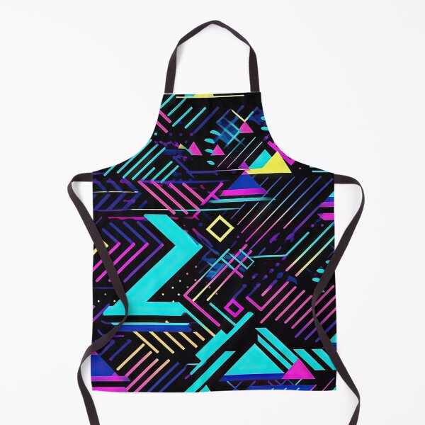 Item preview, 80s and 90s Retro Pop Synthwave Pattern designed and sold by AeonAcademy.