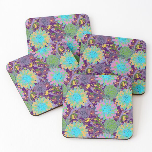 Item preview, Wheels of flowers colourful designed and sold by Flora Rose Design.