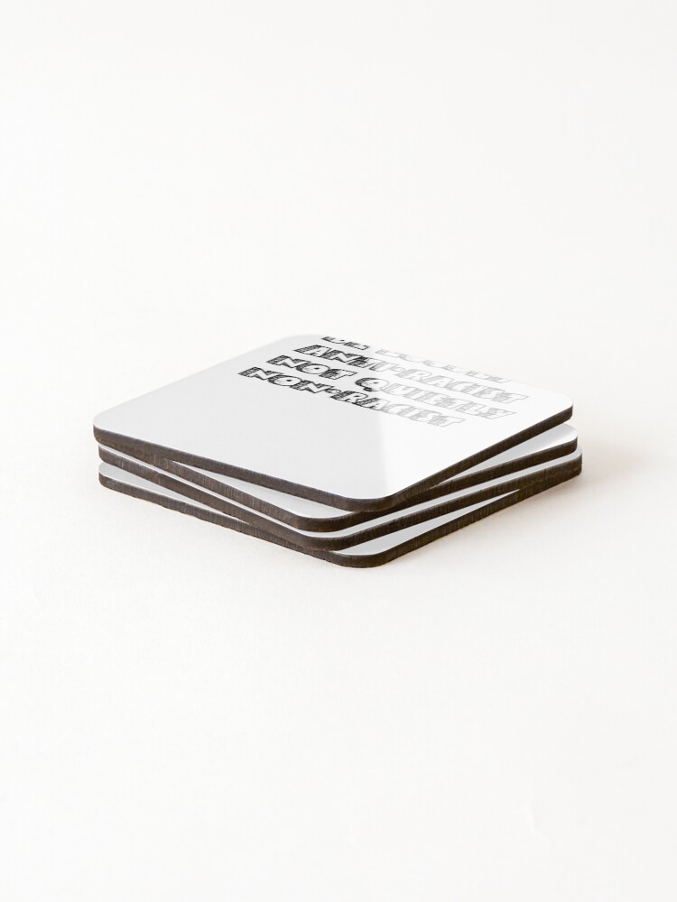 Thumbnail 4 of 5, Coasters (Set of 4), Anit-Racist designed and sold by AlpaculasShop.