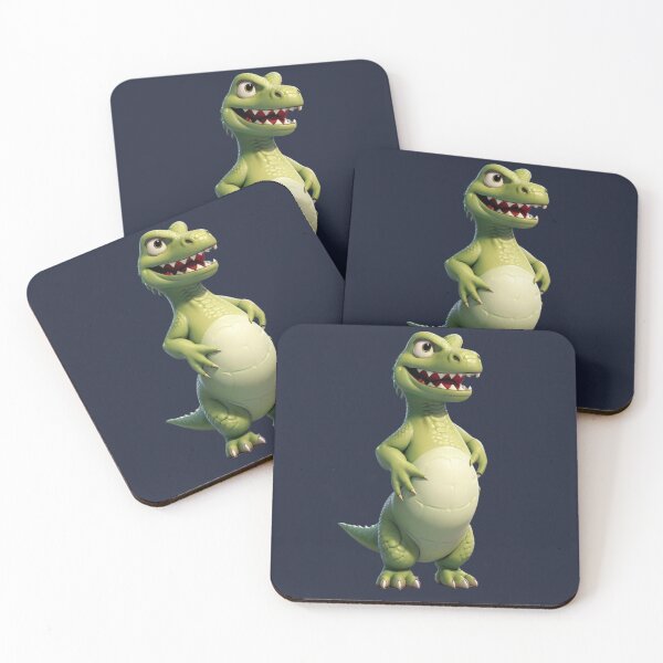 Item preview, 3D Style Animated T Rex Dinosaur - for Kids designed and sold by ChickNickStudio.