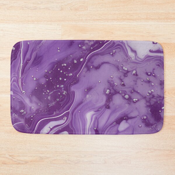 Item preview, Purple & White Marble Symphony #3 designed and sold by BirdsnStuff.