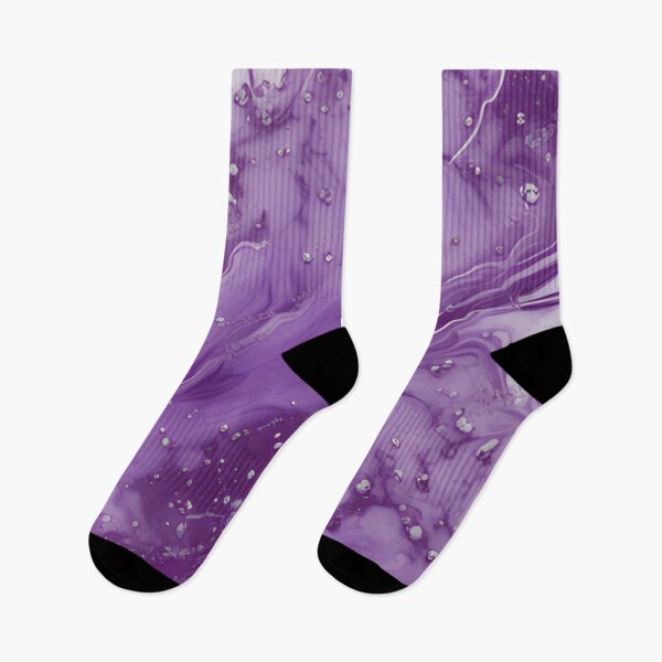 Item preview, Purple & White Marble Symphony #3 designed and sold by BirdsnStuff.