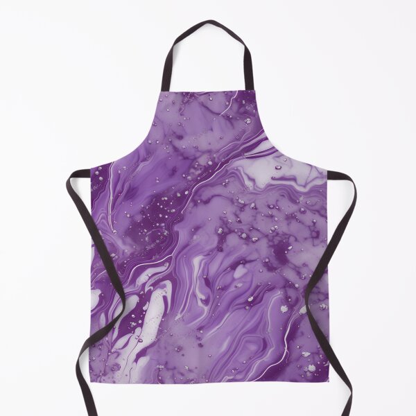 Item preview, Purple & White Marble Symphony #3 designed and sold by BirdsnStuff.