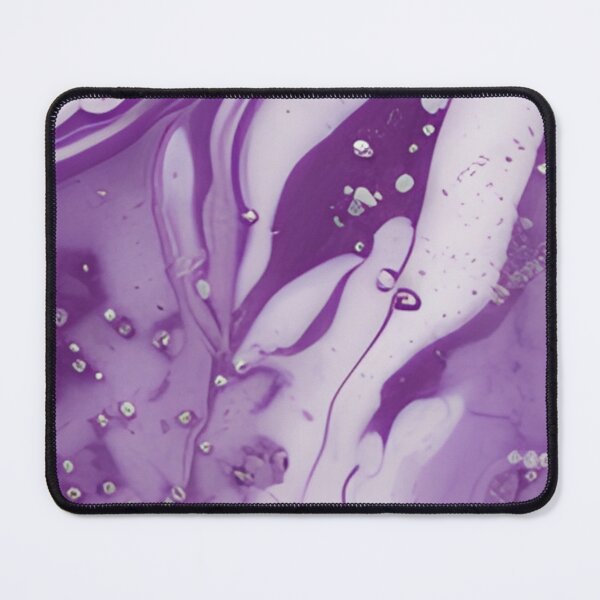 Item preview, Purple & White Marble Symphony #3 designed and sold by BirdsnStuff.