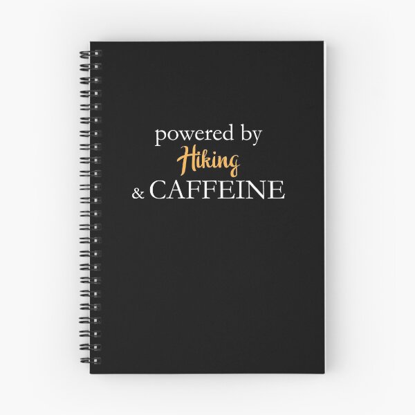 Item preview, Powered By Hiking And Caffeine designed and sold by theredteacup.