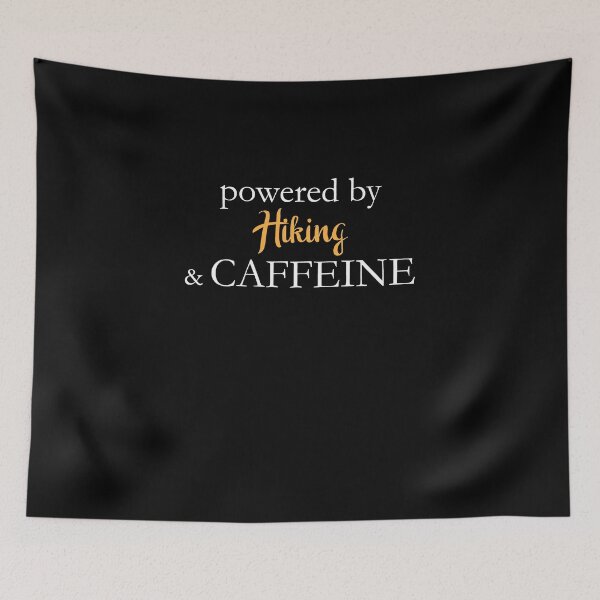 Item preview, Powered By Hiking And Caffeine designed and sold by theredteacup.