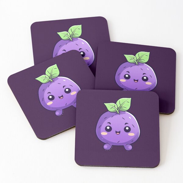 Item preview, Enchanting Ube Delight: Cute Cartoon Kawaii Purple Yam designed and sold by minjagoods.