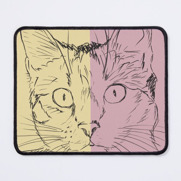 Item preview, Light yellow, pink cat designed and sold by Amal20.