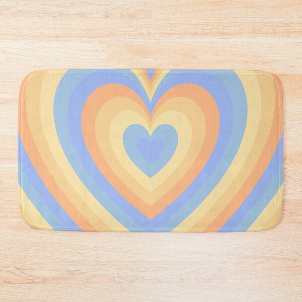 Item preview, Blue Orange And Yellow Groovy Heart Pattern designed and sold by EpicCreation.