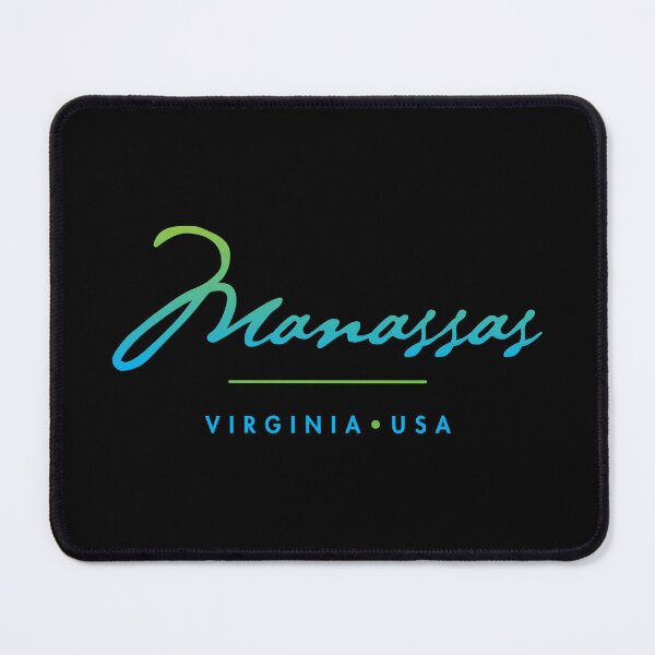 Item preview, Manassas Virginia Typographic Design designed and sold by Futurebeachbum.