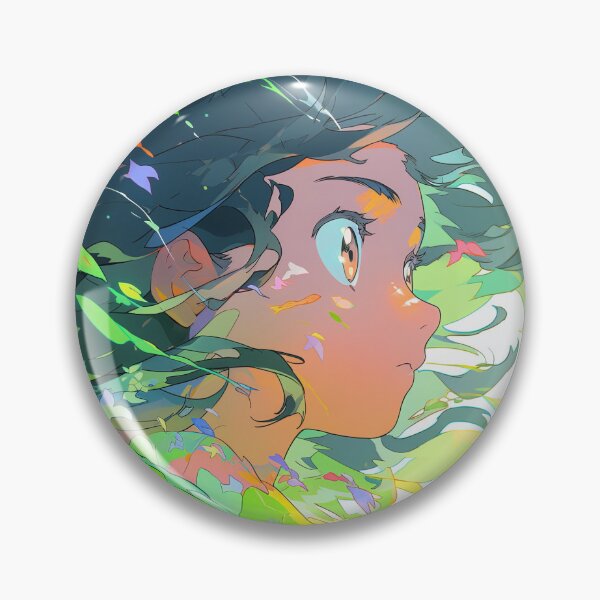 Item preview, Beautiful Abstract Green Magic Anime Girl designed and sold by bubblegoth.