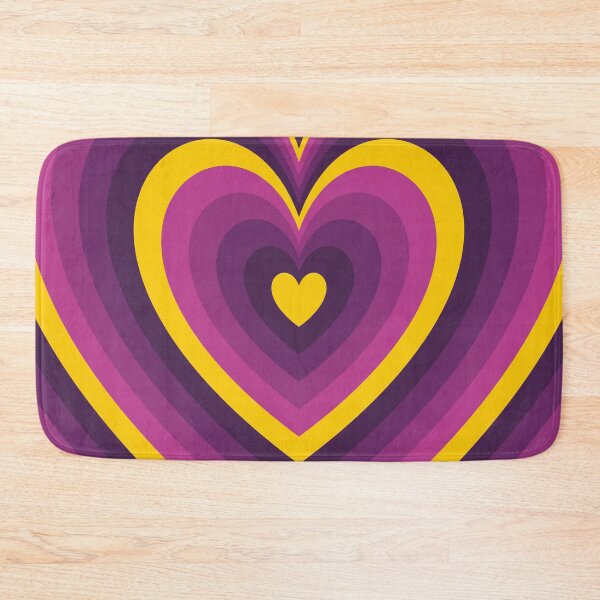 Item preview, Purple and Yellow Groovy Heart Pattern designed and sold by EpicCreation.