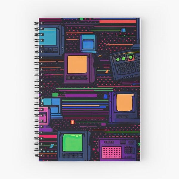 Item preview, 80s and 90s Funky Retro Computer Pattern designed and sold by AeonAcademy.