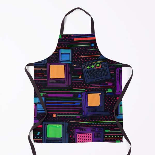 Item preview, 80s and 90s Funky Retro Computer Pattern designed and sold by AeonAcademy.