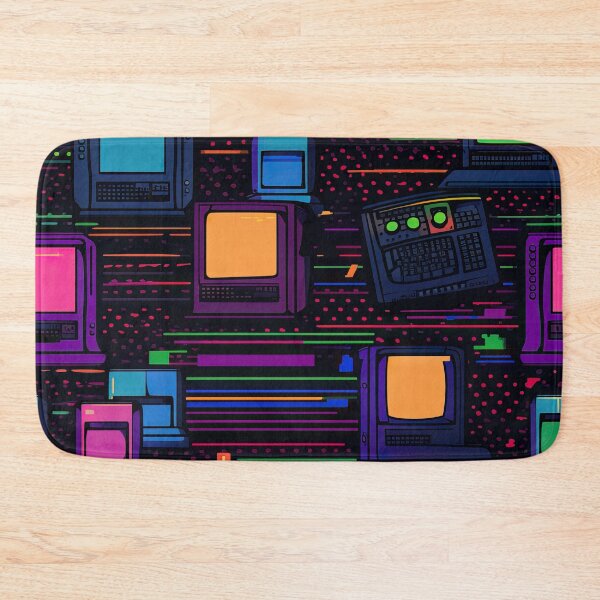 Item preview, 80s and 90s Funky Retro Computer Pattern designed and sold by AeonAcademy.