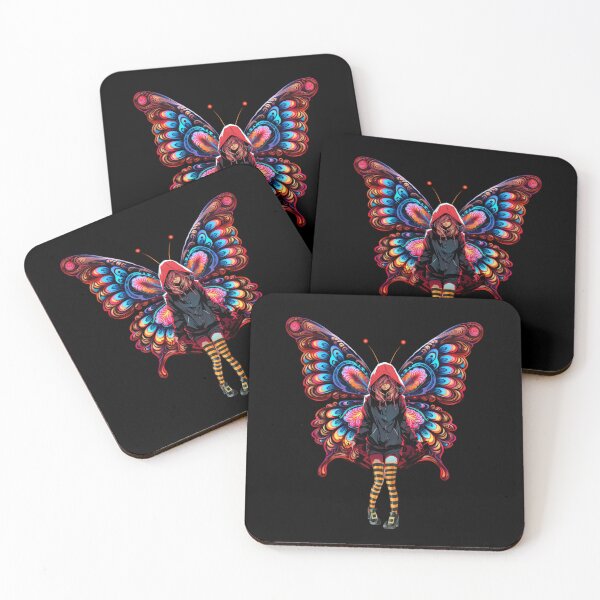 Item preview, Rebel witch with colorful butterfly wings designed and sold by MyMerryMary.