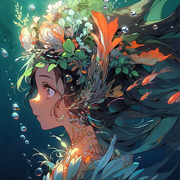 Exploring images in the style of selected image: [hair like seaweed] | PixAI