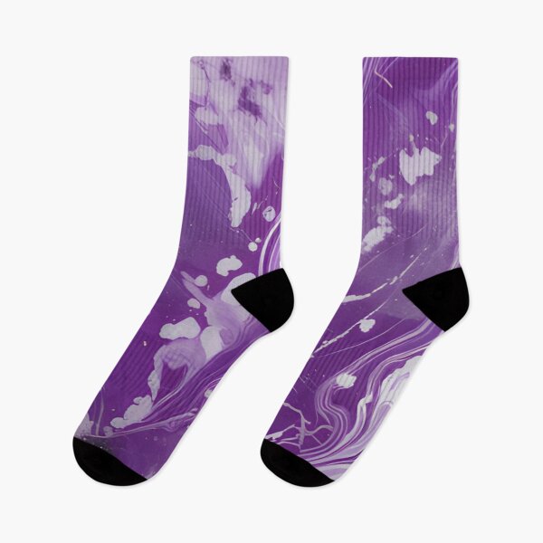 Item preview, Purple & White Marble Symphony #4 designed and sold by BirdsnStuff.