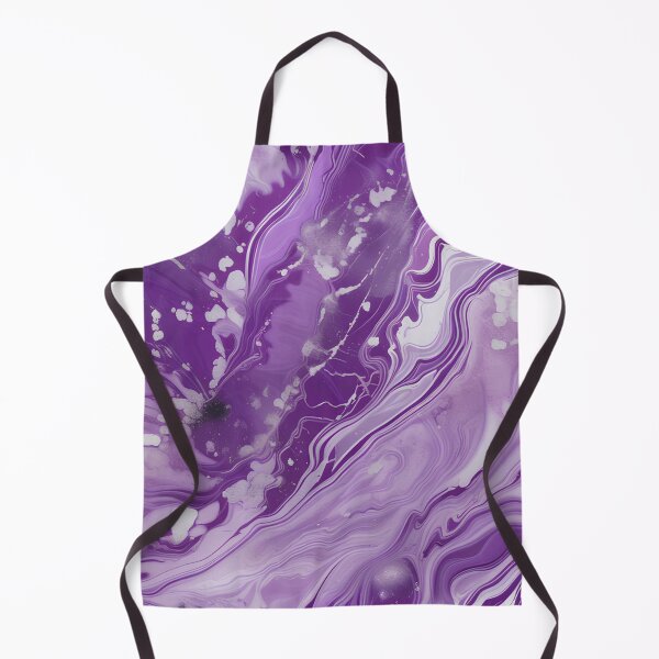 Item preview, Purple & White Marble Symphony #4 designed and sold by BirdsnStuff.