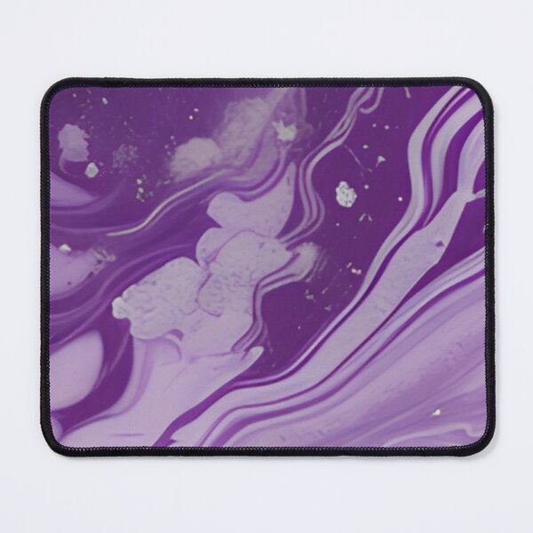 Item preview, Purple & White Marble Symphony #4 designed and sold by BirdsnStuff.