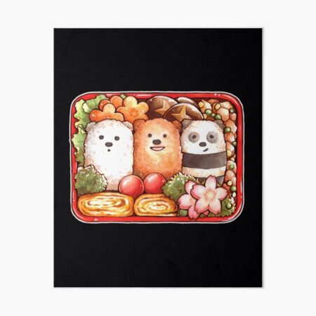 Cute Bento Box Art Board Print for Sale by chaoscorgi