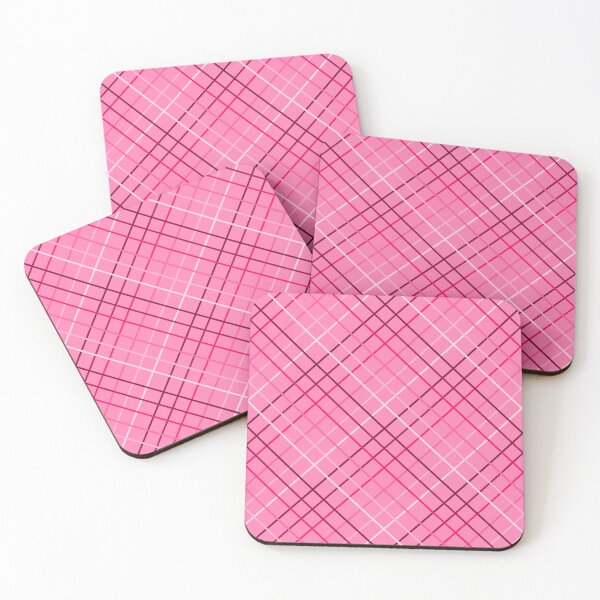 Item preview, Red Check Pin Stripes on Blush Pink, Red Tones designed and sold by AASparksDesigns.