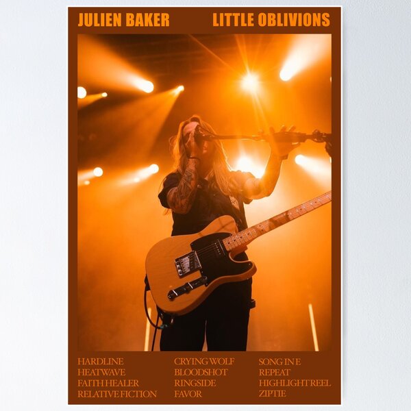 Artikel-Vorschau von Julien Baker Little Oblivions Druck, designt und verkauft von ellalbrettt.