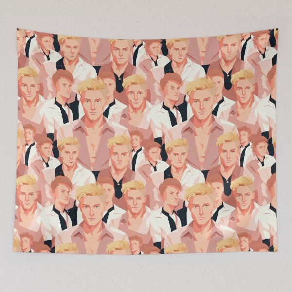 Item preview, 80's Male Super Models | Retro Print designed and sold by Mattk270.