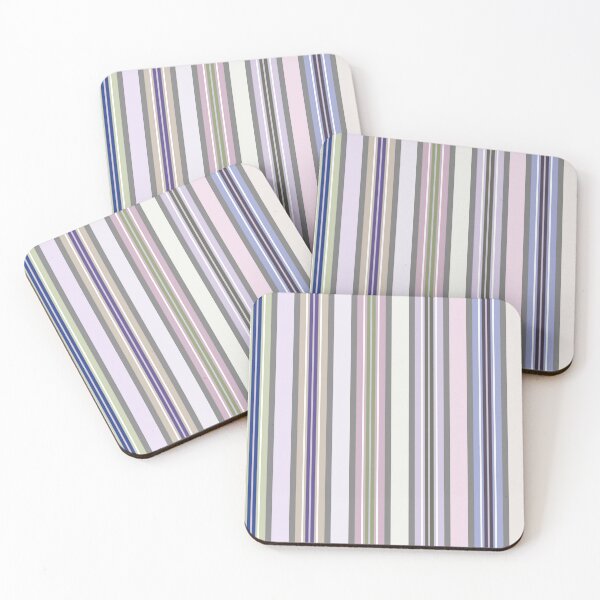 Item preview, Preppy Stripes - Lilac & Pink designed and sold by Sarah Thorpe Designs .