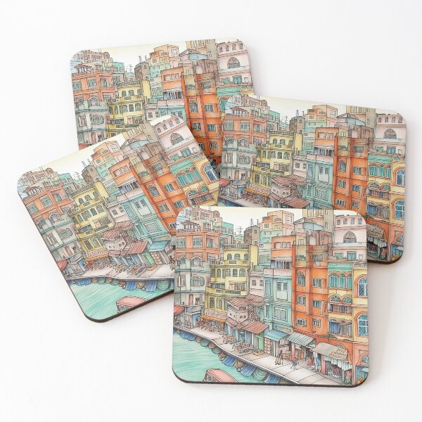 Item preview, Dhaka city drawing designed and sold by ComicsFactory.
