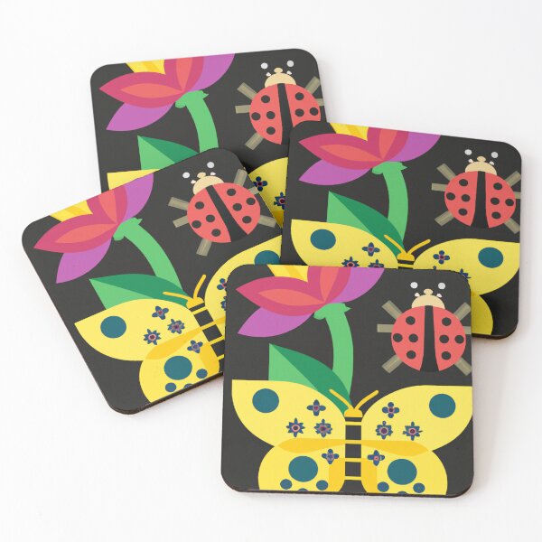 Item preview, Nature's Symphony: Ladybug, Butterfly, and Flower - Artistic Designs for Your Delight! designed and sold by DaiInMetropolis.