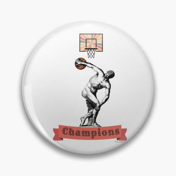 Item preview, Greek Mythology Discus Thrower - Basketball Retro designed and sold by elyou-designs.