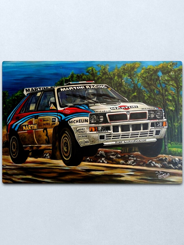 Photo Sport Lancia Delta Rally Classic Car Giant Wall Art Poster Print