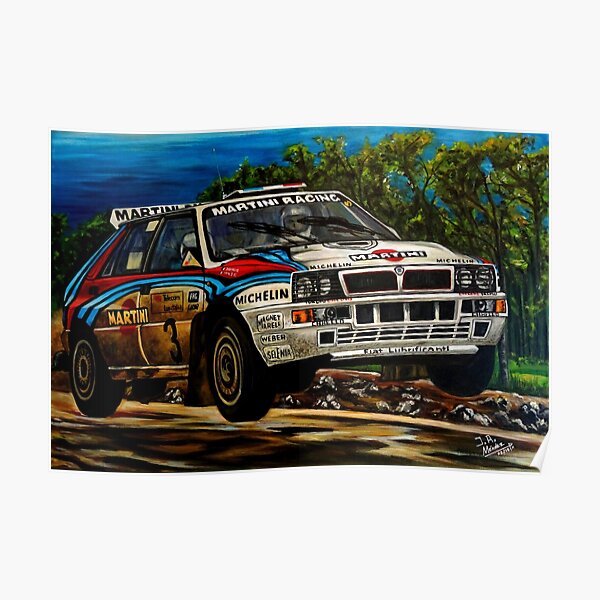Lancia Delta Integrale Póster